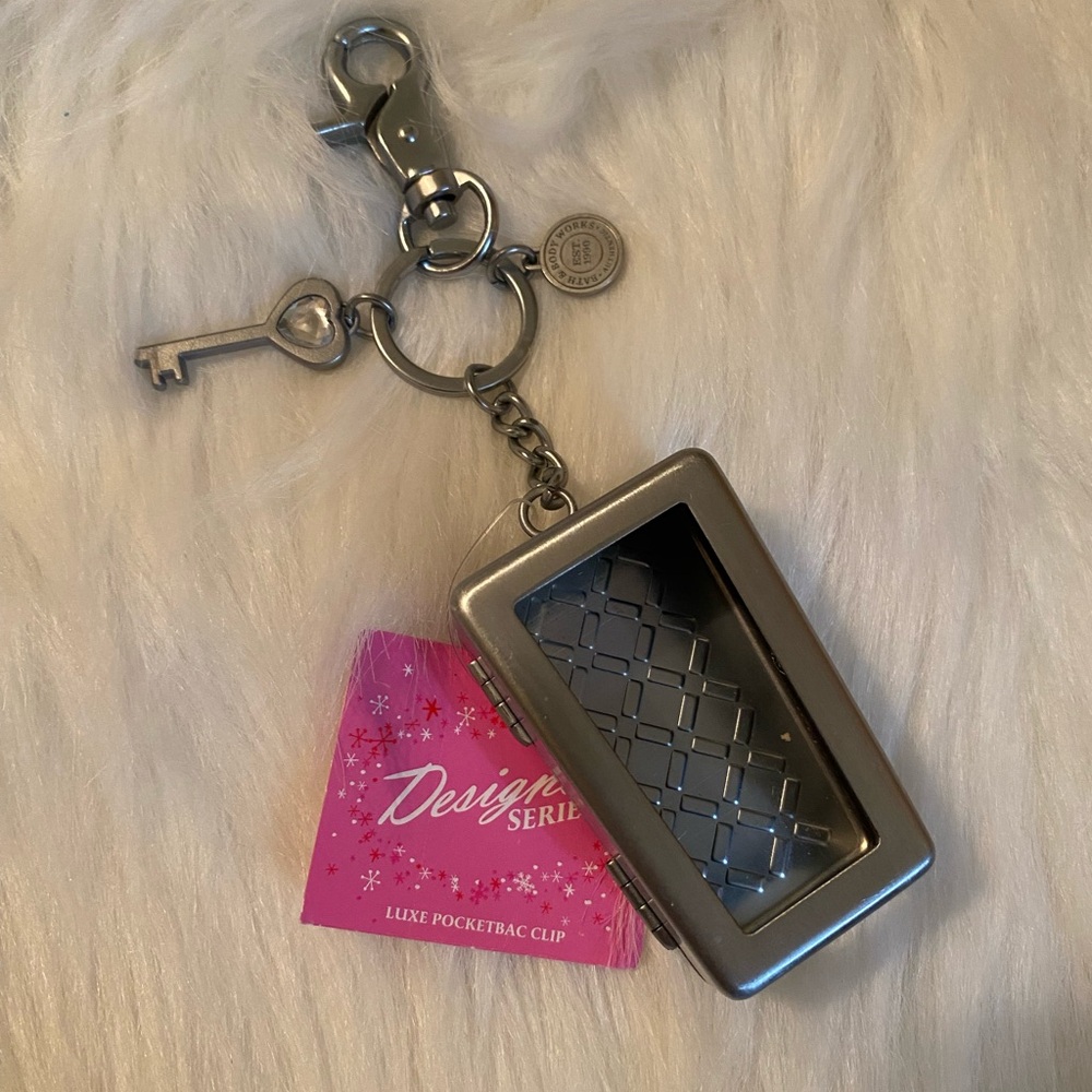 Vintage Bath & Body Works Silver Designer Series PocketBac Holder